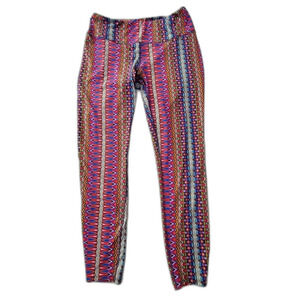 Southwind Apparel Colorful Bright Boho Pattern Athletic Yoga Running Leggings